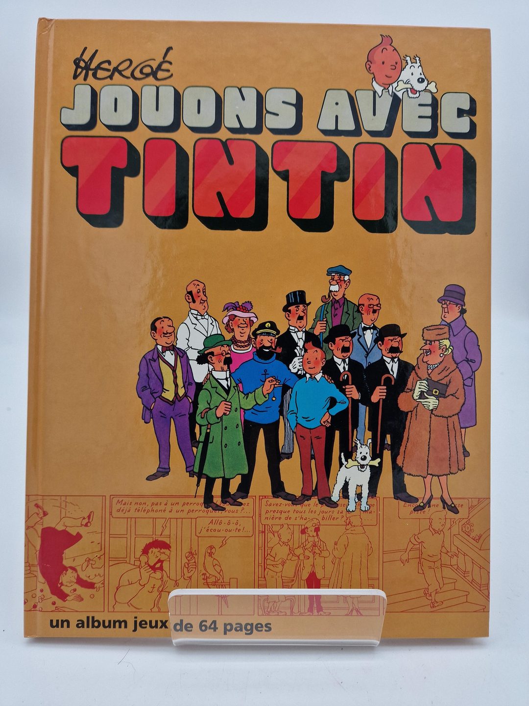 Album jeux Jouons avec Tintin Hergé - photo 1