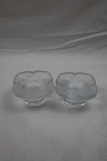 Presse-papiers en verre forme fleur - photo 1