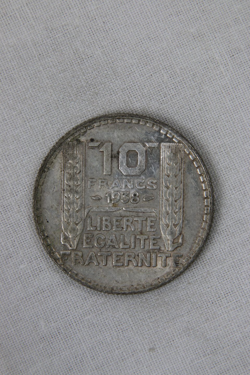 Pièce 10 francs 1938 ancienne - photo 1