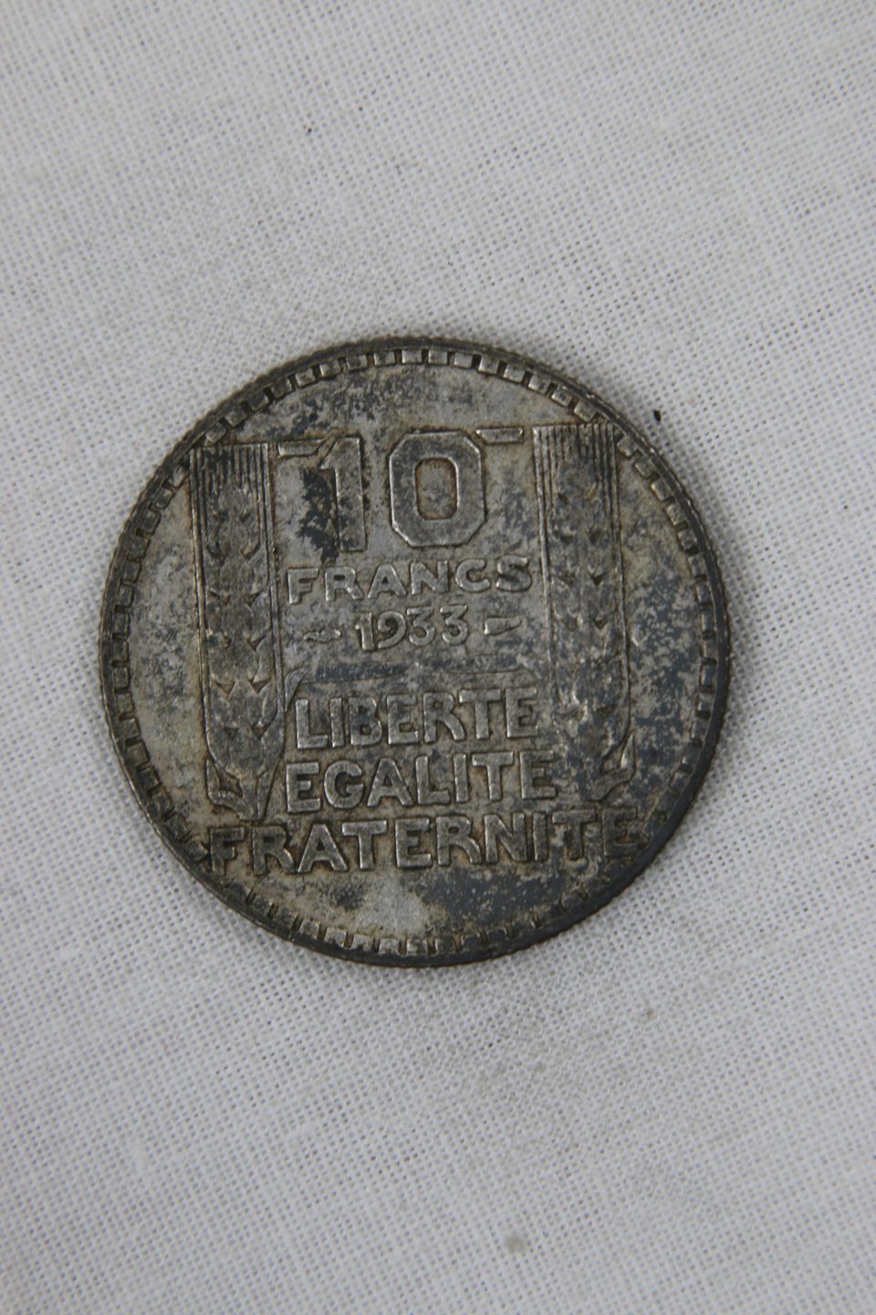 Pièce 10 francs 1933 ancienne - photo 1
