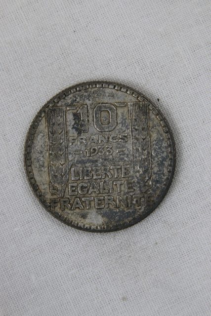 Pièce 10 francs 1933 ancienne - photo 1